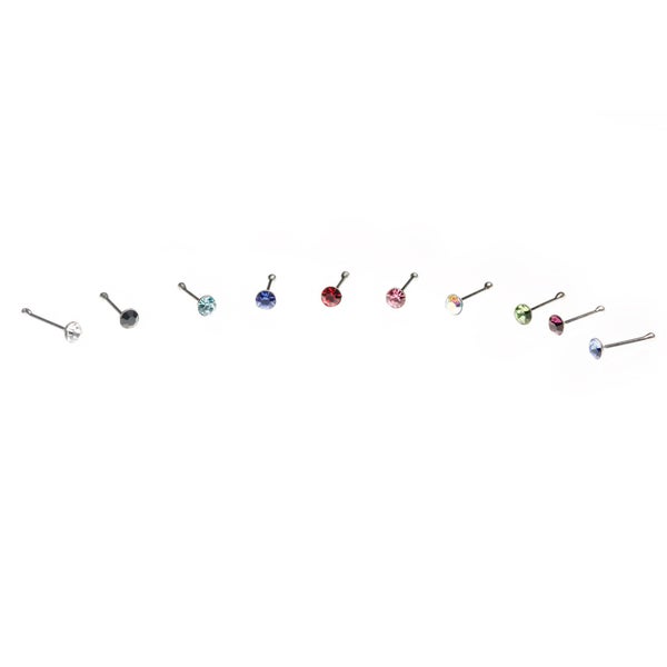 Nose Stud with Rhinestone