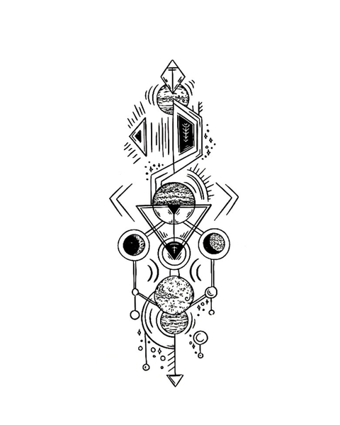 Temporary Tattoo  -Vector