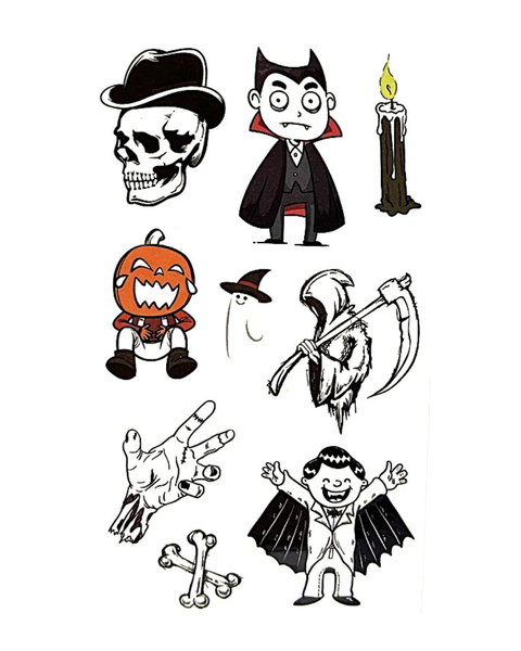 Temporary Tattoo  -  Halloween