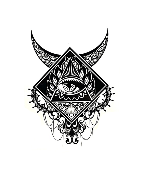 Temporary Tattoo  - Demon