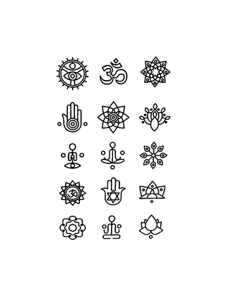 Temporary Tattoo  - Symbols