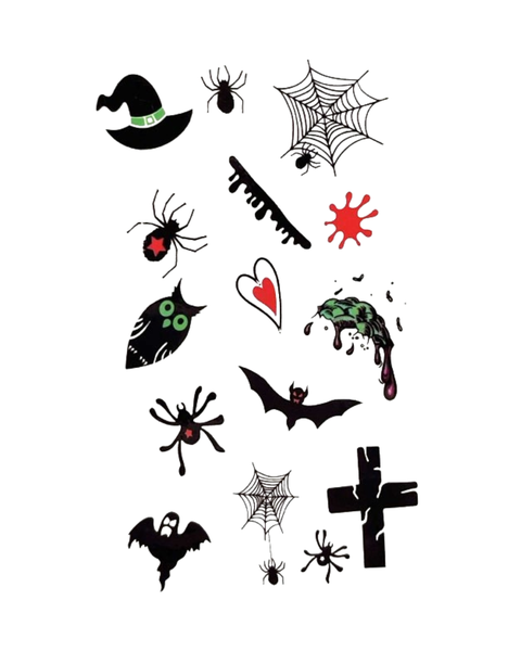 Temporary Tattoo  - Spooky