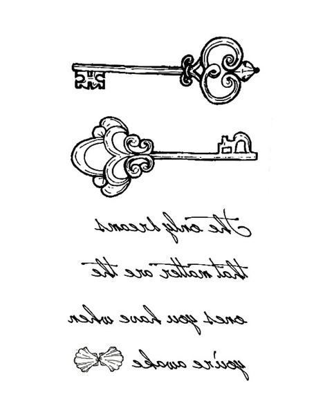 Temporary Tattoo  - Keys