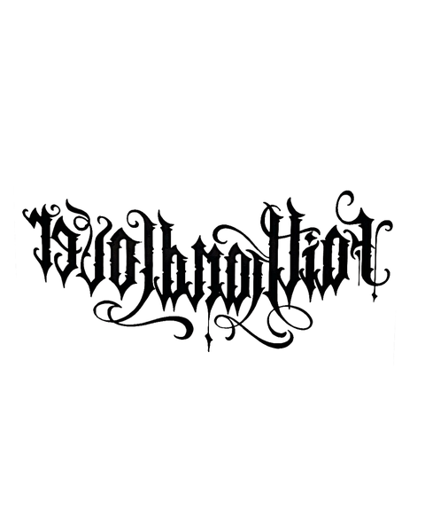 Temporary Tattoo  - Lettering