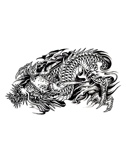 Temporary Tattoo  -Dragon 1