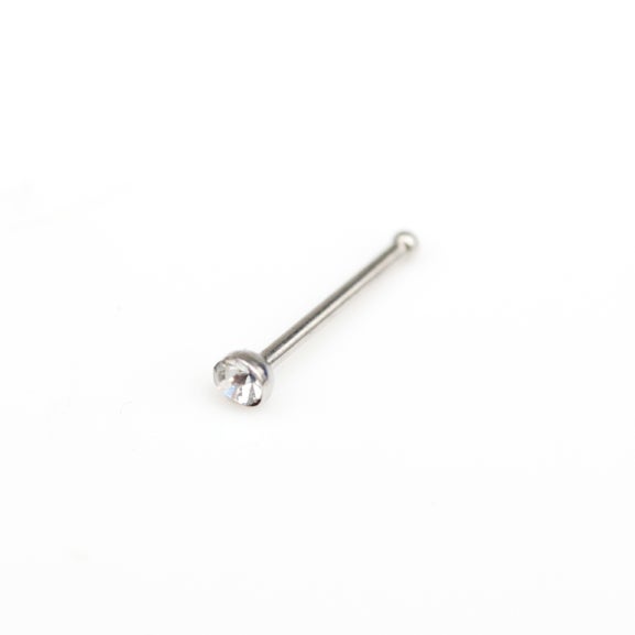 Nosestud w/ 2mm Clear Rhinestone