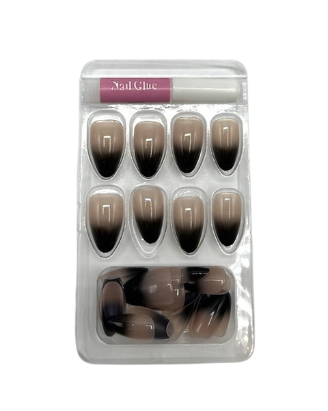 False Nails & Glue-Ombre Ballerina