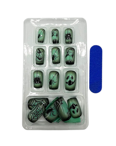 False Nails & Stickers -Glow In The Dark