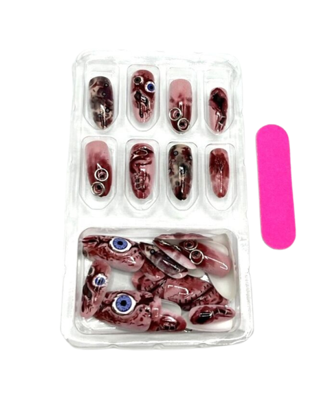 False Nails & Stickers -Eyes