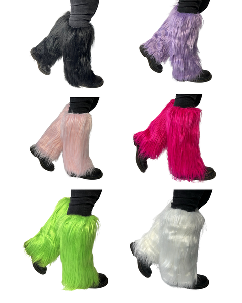 Furry Leg Warmer - Different Colors