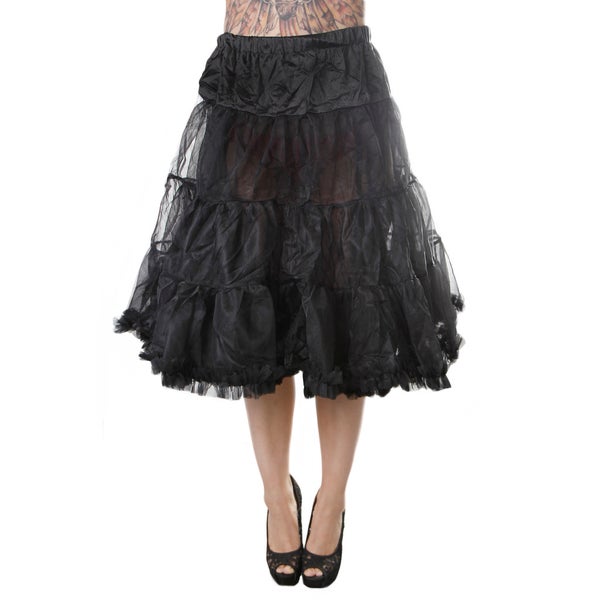 Miss Elinor Black Petticoat -Long