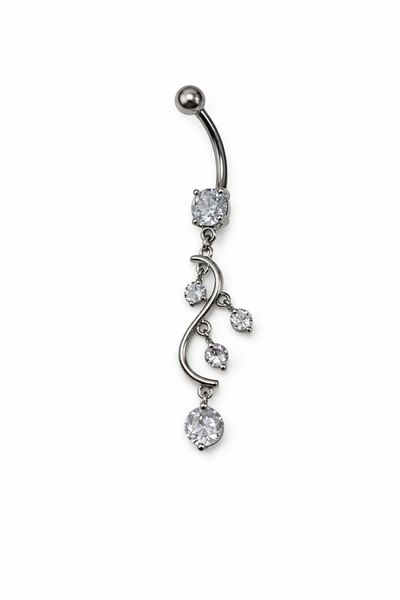 Belly Ring with diamonds