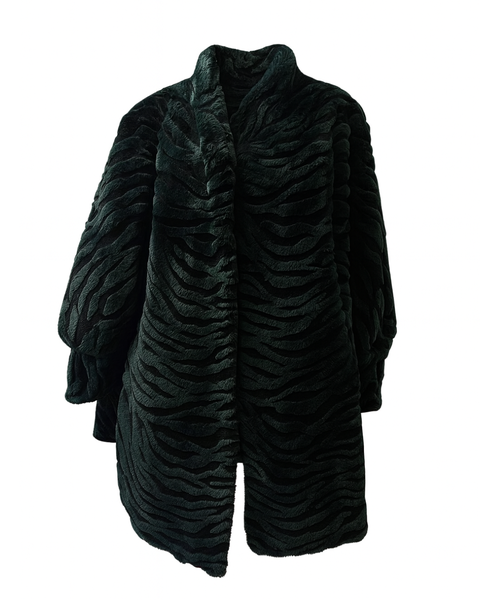 Fake Furry Jacket -Tiger Stripe