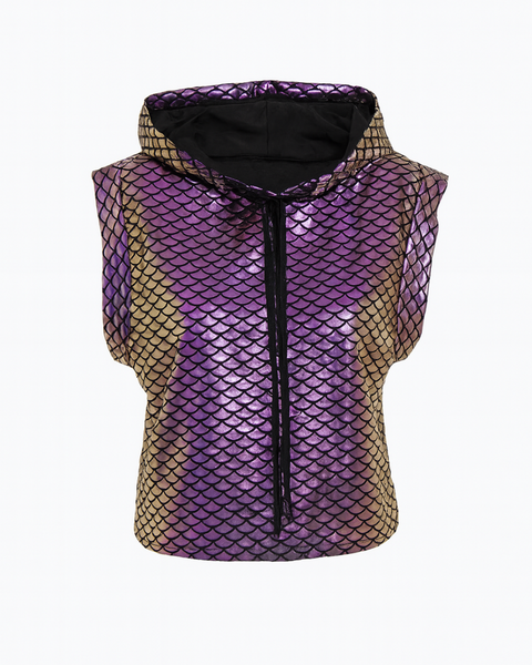 Mermaid Glow Hoodie Top