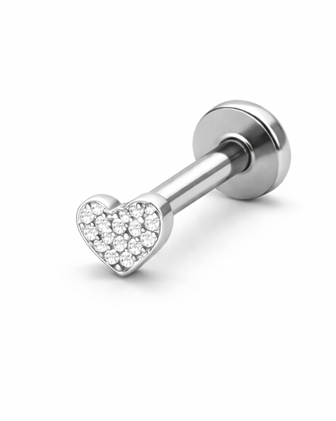 1.2mm Labret -Heart