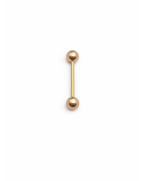 1.6 mm Barbell Gold