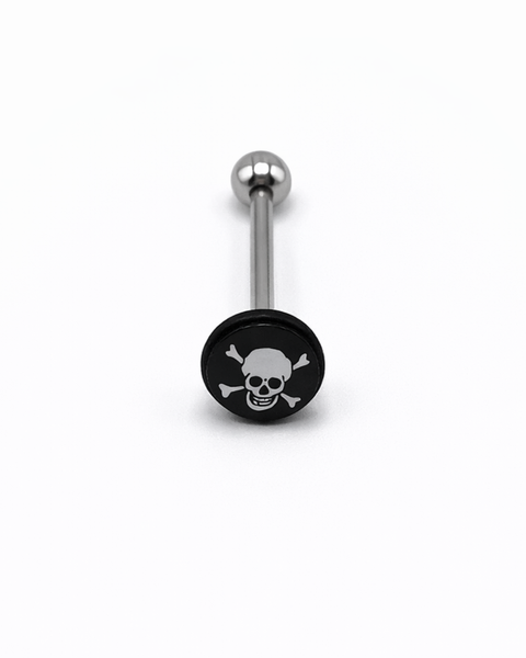 1.6mm Barbell -Skull