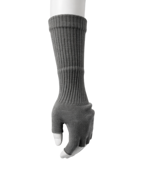 Gray Fingerless Gloves