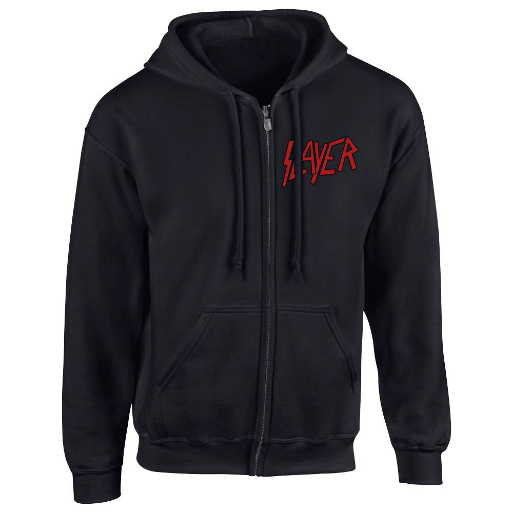 トップス Slayer Eagle Hooded Sweatshirt Eagle Collage Zip Hoodie – Slayer Store